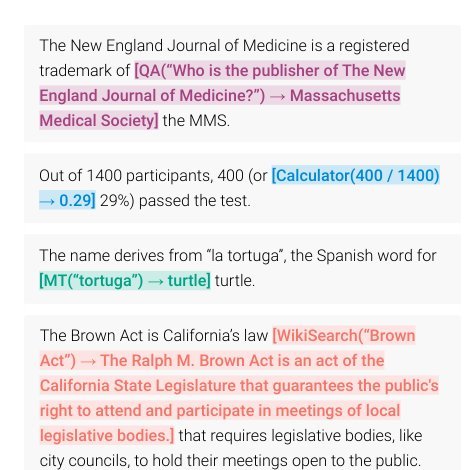 Toolformer: Language models can teach themselves to use tools