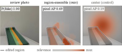 Explaining AI-Image Detection: What the Heatmap Actually Shows Figure 1
