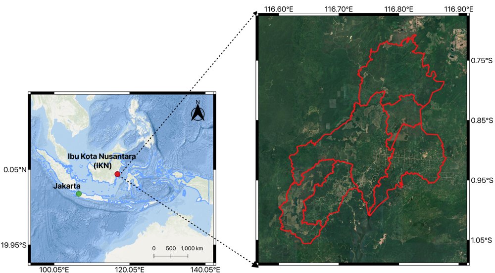From Forest to Future Capital: Tracking Land Cover Change in Ibu Kota Nusantara (IKN) from 2021 to 2026 with PlanetScope Imagery Figure 1
