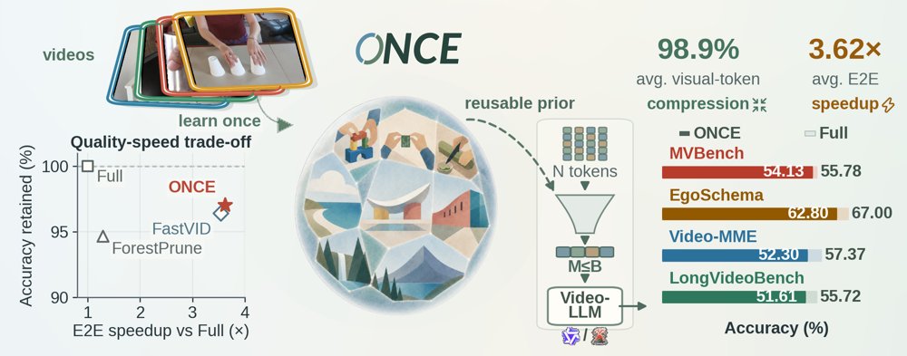 Rethinking Video Token Compression with a Global Codebook: Learning Once, Compressing Everywhere Figure 1
