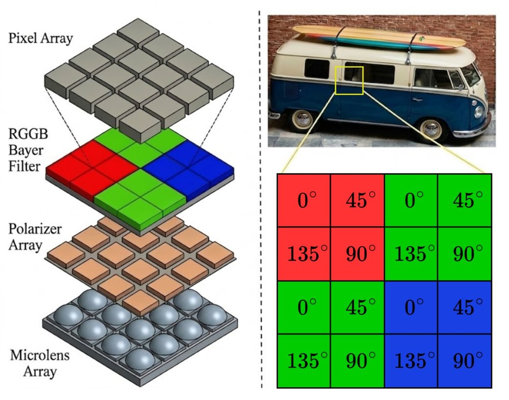 Quaternion Tensor Modeling for Joint Color-Polarization Demosaicking Figure 1