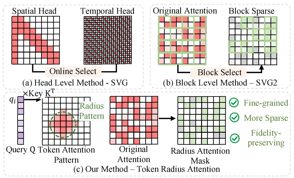 Token Radius Attention for Efficient Video Generation Figure 1