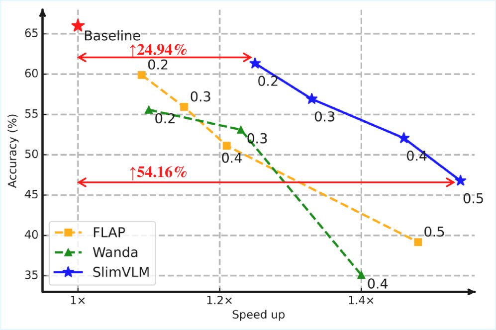 SlimVLM: Sensitivity-aware Dynamic Structured Pruning with Adaptive Visual Token Selection for Efficient Vision-Language Models Figure 1