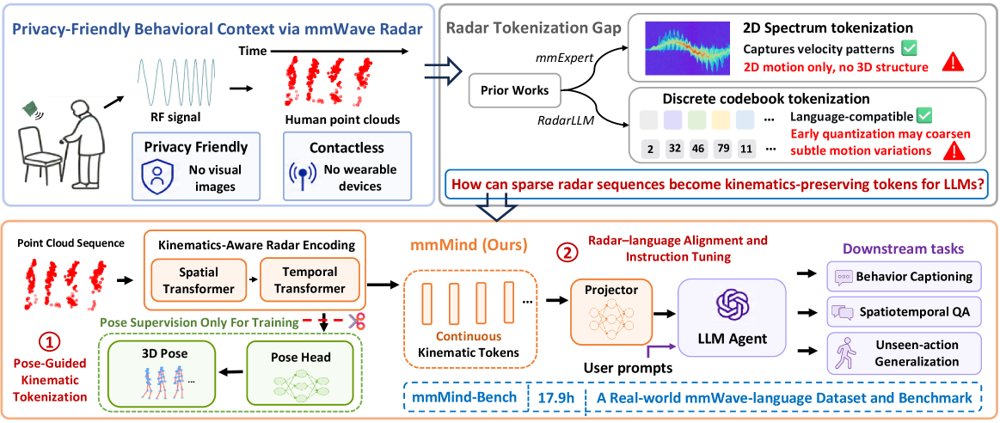 Teaching Foundation Models to Read mmWave: Pose-Guided Kinematic Representation for Human Behavior Understanding Figure 1