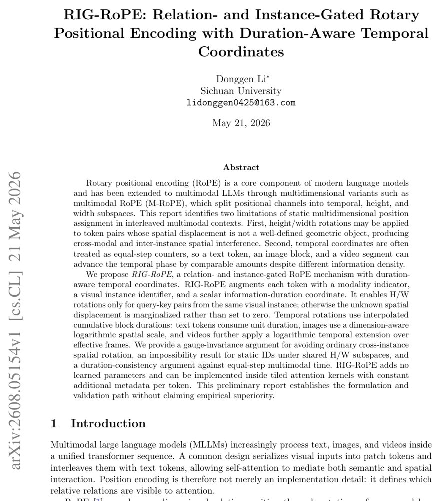 RIG-RoPE: Relation- and Instance-Gated Rotary Positional Encoding with Duration-Aware Temporal Coordinates Figure 1