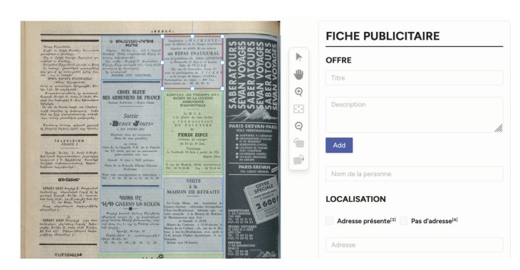 Mapping Armenian Paris: Extracting and Geocoding Commercial Advertisements from the 20th-Century Diaspora Press Figure 1
