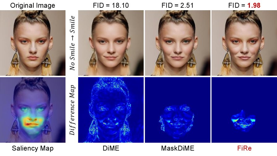 FiRe: Fixed-Noise Refinement for Visual Counterfactual Explanations Figure 1