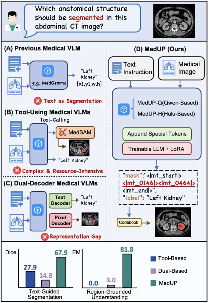 MedUP: Awakening Unified Understanding and Perception in Medical Vision-Language Models Figure 1