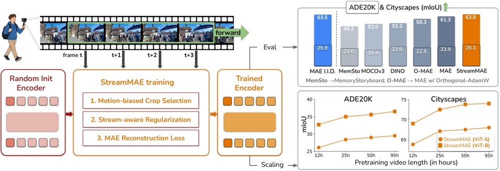 I Have a Stream: Making Self-Supervised Learning Work on Continuous Video Figure 1