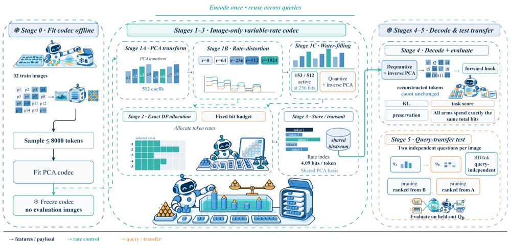 Query Independent Variable Rate Visual Token Coding Figure 1