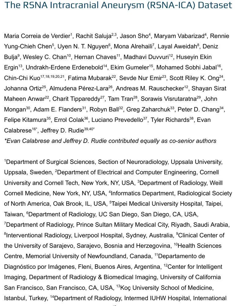 The RSNA Intracranial Aneurysm (RSNA-ICA) Dataset Figure 1