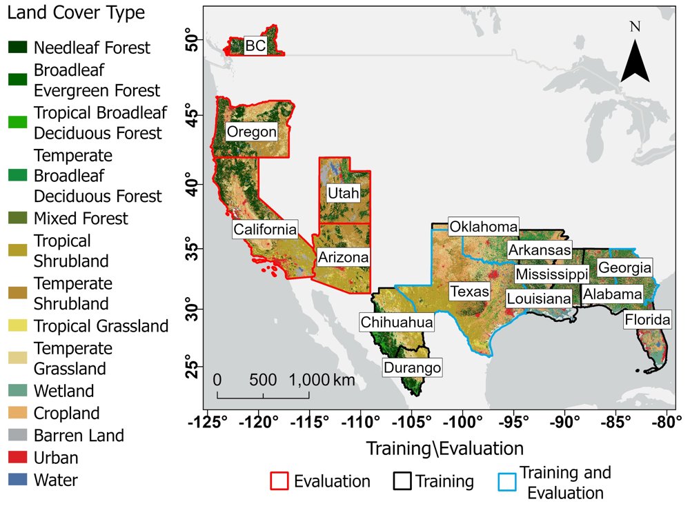 Comparing a gradient boosting algorithm to the GOES FDC for wildfire detection Figure 1