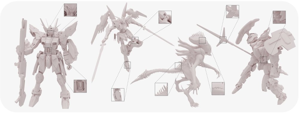SILSA: Sliding-Window Slice Latents for Topology-Preserving High-Resolution 3D Generation Figure 1