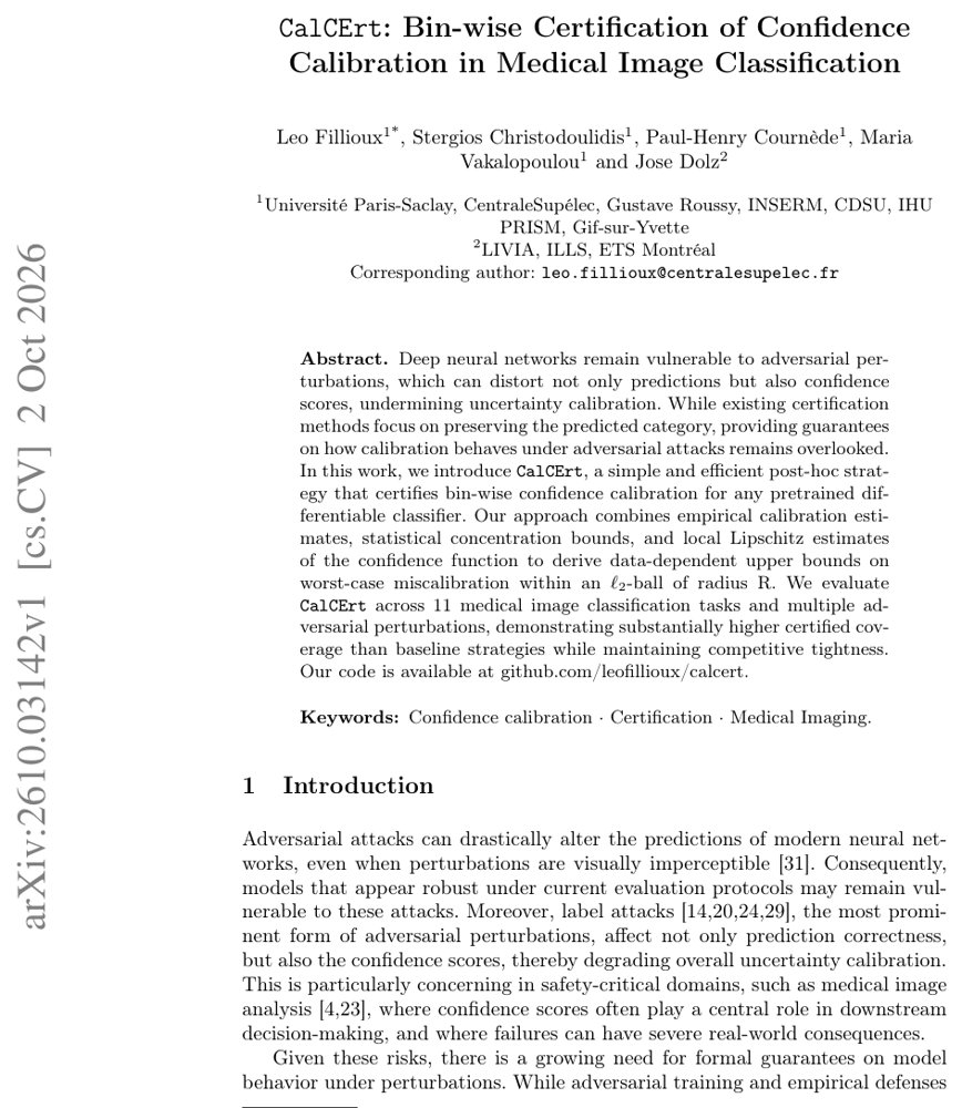 CalCErt: Bin-wise Certification of Confidence Calibration in Medical Image Classification Figure 1