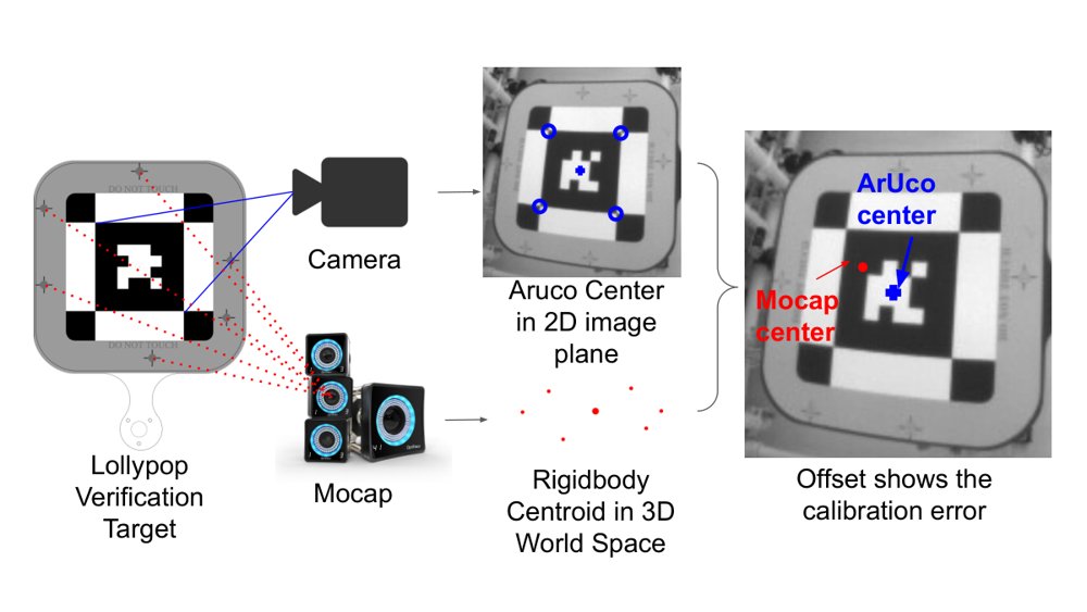 Lollypop: Camera-to-Motion-Capture Calibration Verification with a Reference Target Figure 1