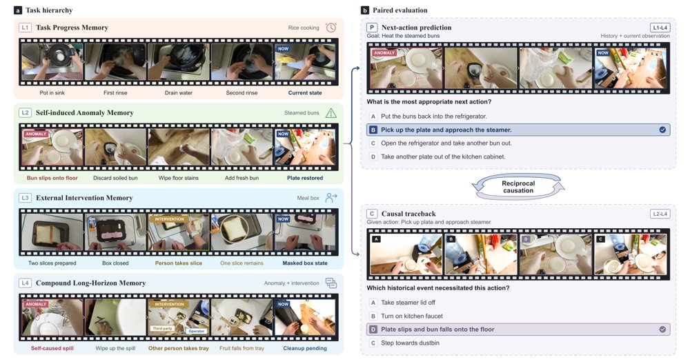 EMBER-Bench: Benchmarking Cross-Event Causal Memory in Long-Horizon Embodied Tasks Figure 1