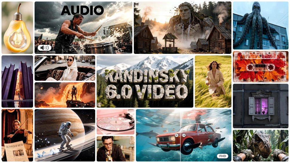 Kandinsky 6.0 Video: Foundation Models for Synchronized Video and Audio Generation Figure 1