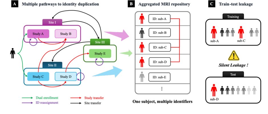Identity-Duplication Auditing in National-Scale Neuroimaging Repositories Figure 1