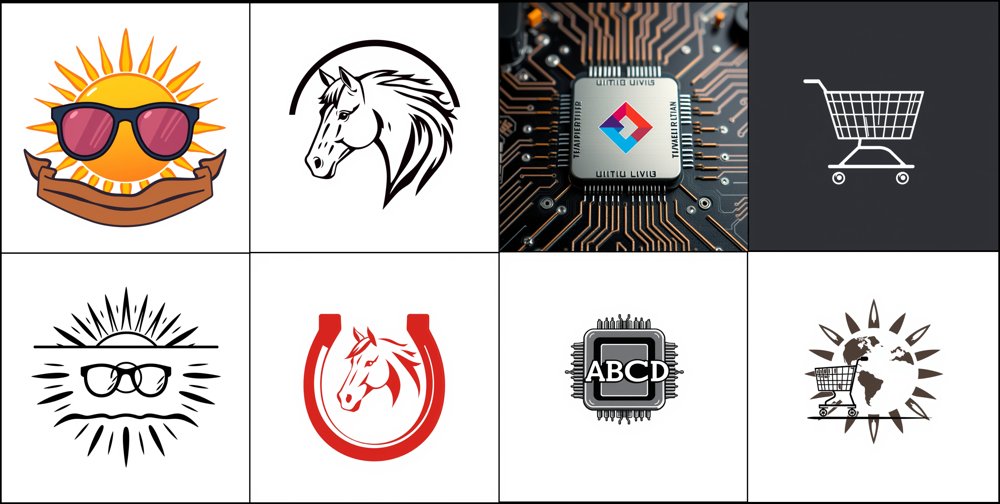 DOGS: Design-Space Sampling for Prompt-Driven Logo Generation Figure 1