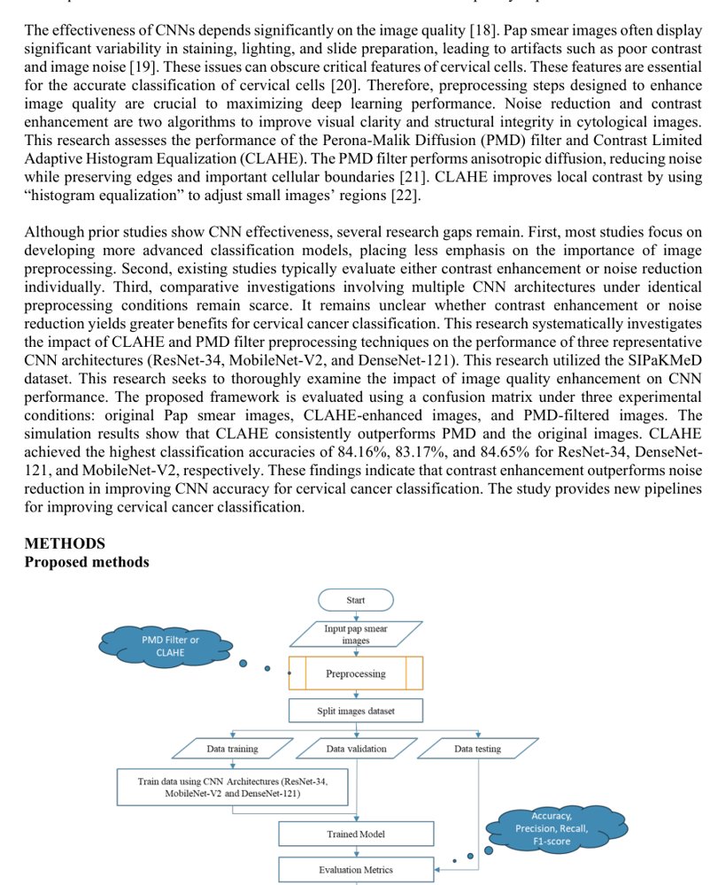 Contrast Enhancement or Noise Reduction? On Improving Cervical Cancer Classification Figure 1