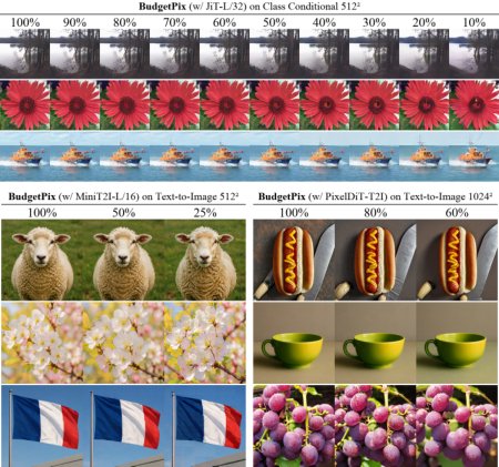 BudgetPix: Compute-Adaptive Tokenization for Pixel-Space Image Diffusion Figure 1