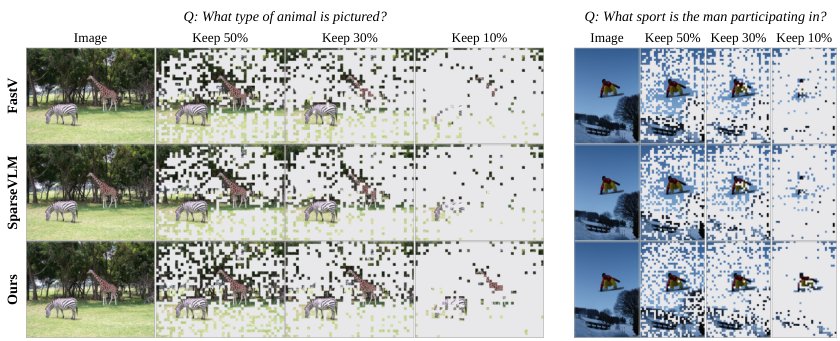 SheafPrune: Sheaf-Guided Graph Propagation for Visual Token Pruning Figure 1