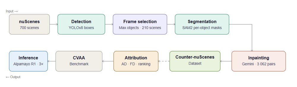 What Do They See? Interpreting Complex Road Scenarios Through the Eyes of Vision-Language-Action Models for Safe and Trustworthy Autonomous Vehicle Learning Figure 1