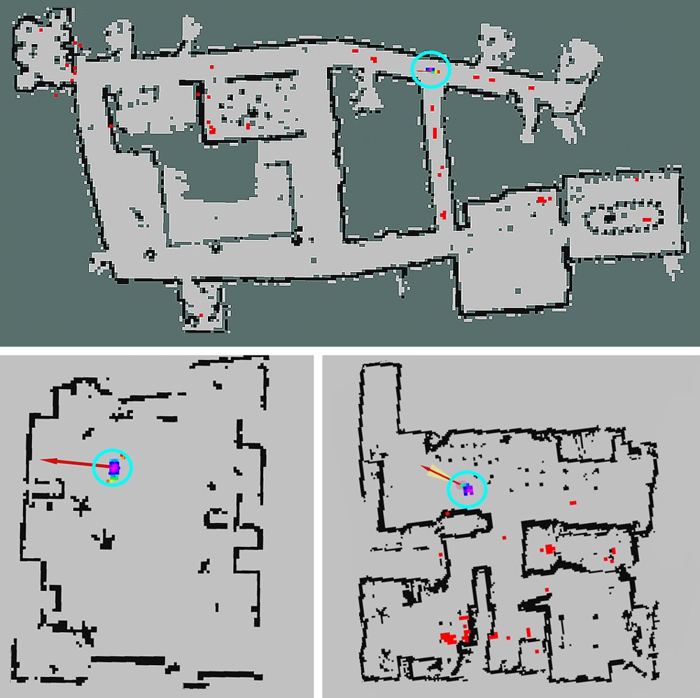 Lifelong Localization in Dynamic Indoor Environments Combining Odometry with Sparse Distance Sampling Figure 1