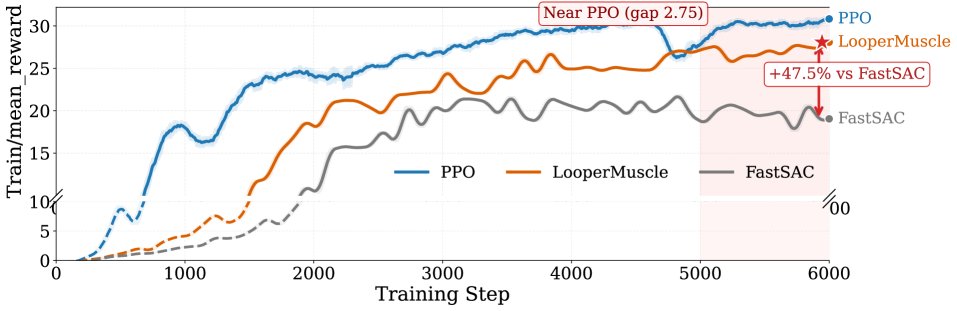LooperMuscle: Fast and Stable Learning of Humanoid Whole-Body Tracking via Structured Mixture-of-Experts Figure 1