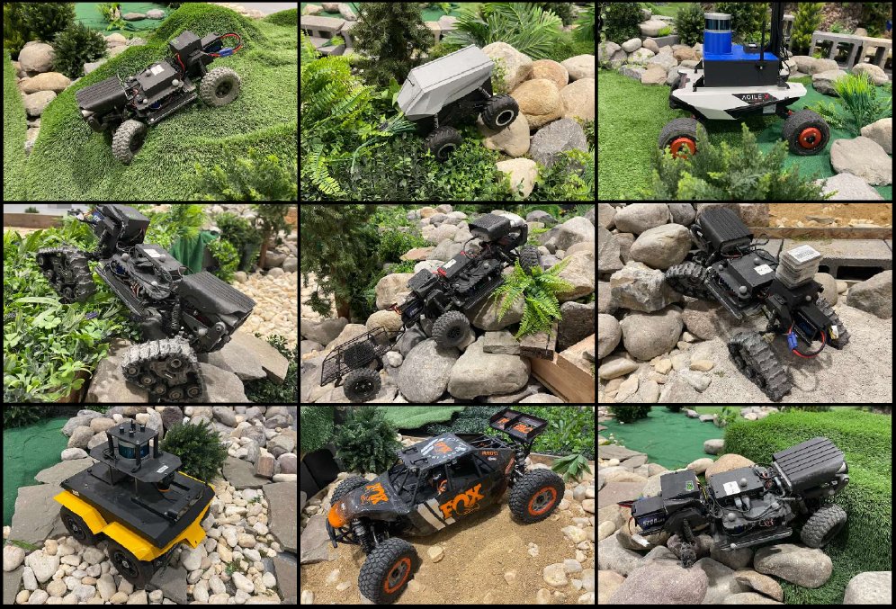 VertiAKD: Adaptive Off-Road Kinodynamics on Vertically Challenging Terrain Figure 1
