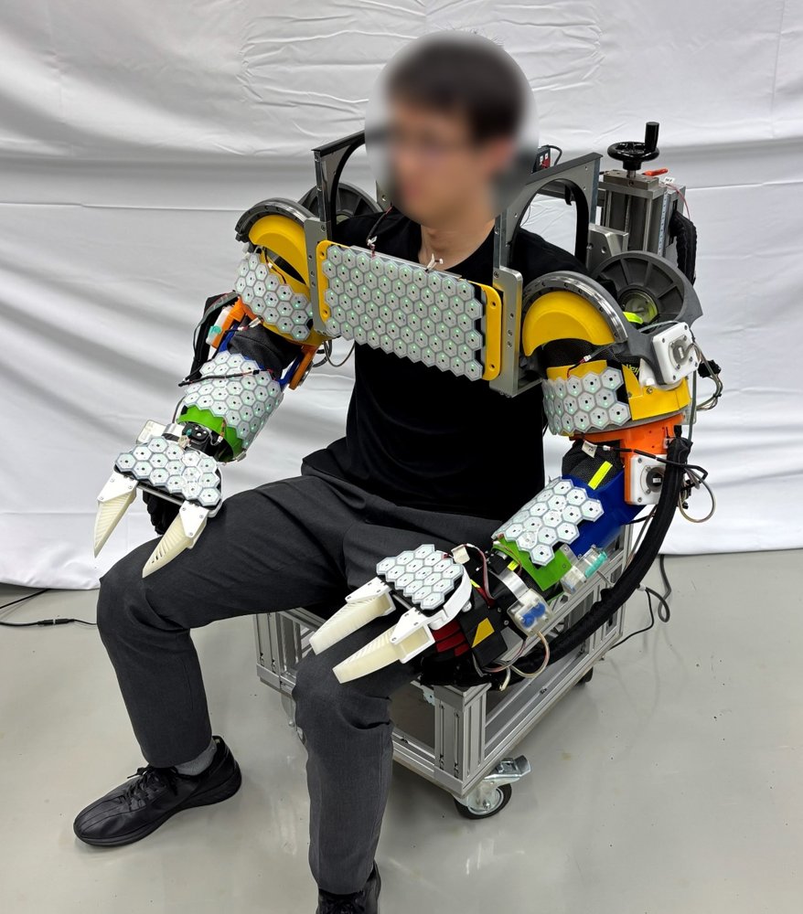 TWINS: A Tactile Wearable Isomorphic Arm Networked System for Contact-Rich Manipulation Learning Figure 1