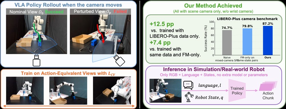 Cross-View Action Consistency for Camera-Robust Vision-Language-Action Policies Figure 1
