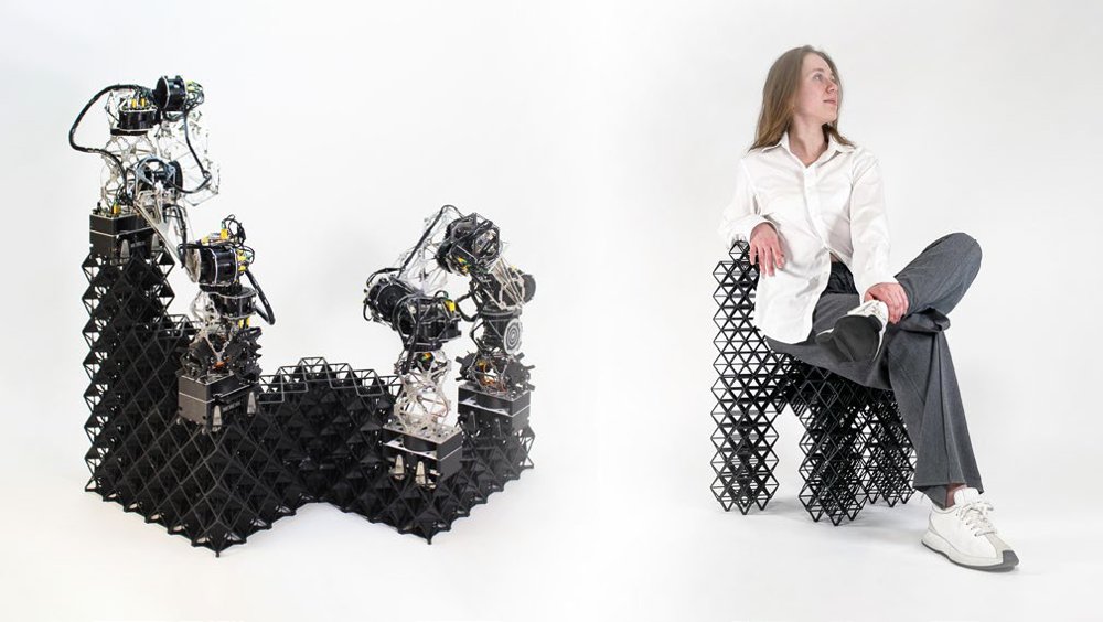 Reconfigurable Structural Robotic Assembly: Interlocking 3D Aggregations with Self-Aligning Compound Nested Lattice Modules Figure 1
