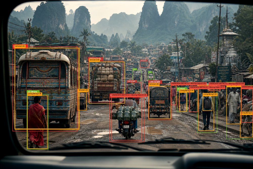 Open-World Hierarchical Perception: Taxonomic Abstraction over Class-Agnostic Proposals for the Safe Handling of Out-of-Vocabulary Road Objects Figure 1