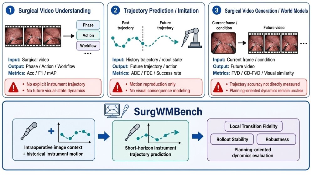 SurgWMBench: A Vision-Based Benchmark for World-Modeling Surgical Instrument Motion Planning Figure 1