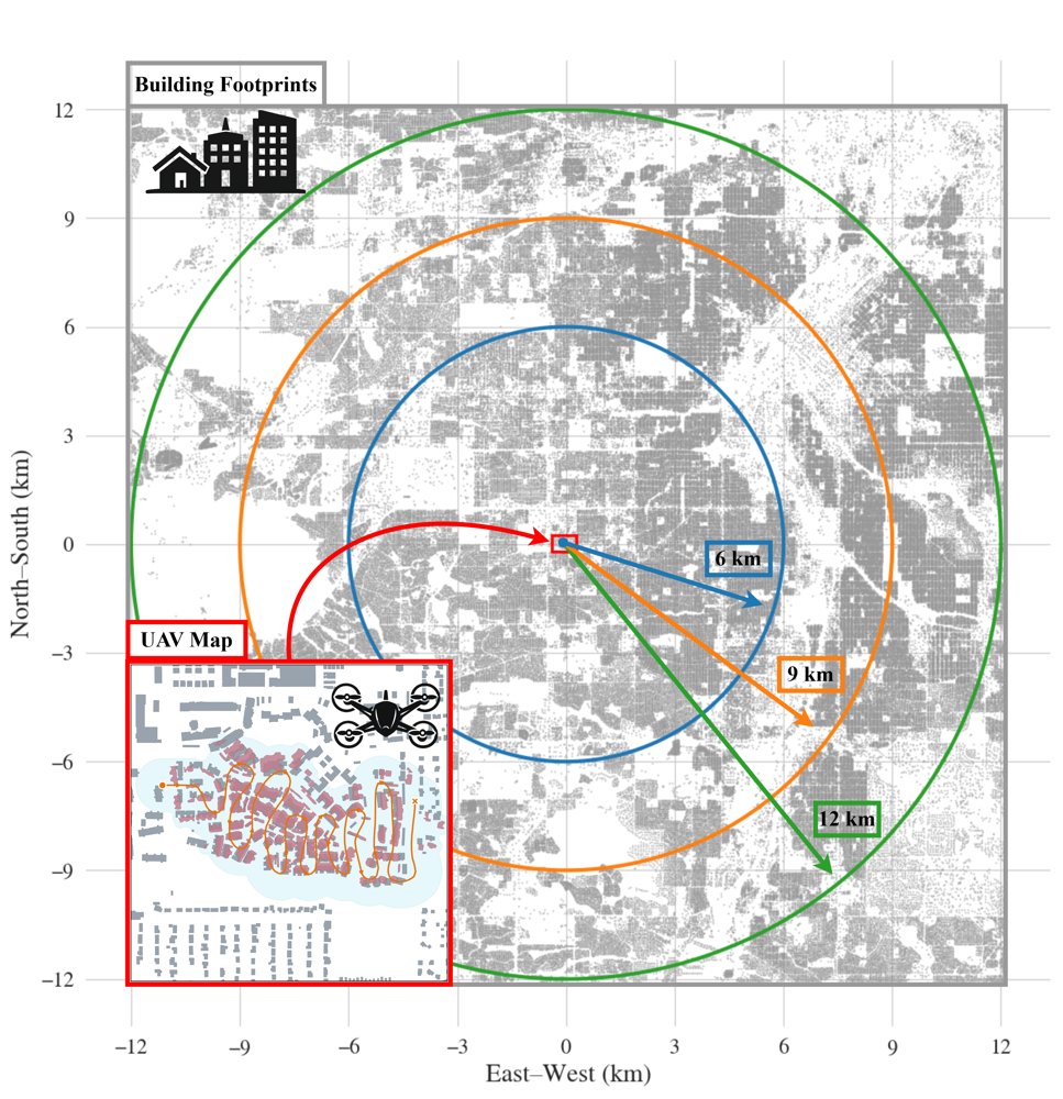 Large-Scale Geometric Map-Based Localization of UAVs in GNSS-Denied Urban Environments Figure 1