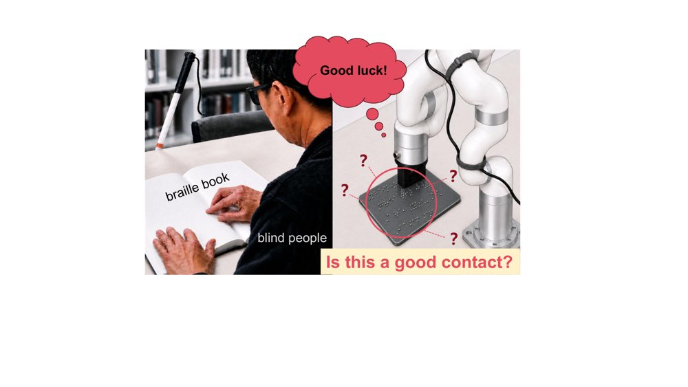 Can a Robot Read Braille? - Learning to Adapt Contact via Imitation Learning for Tactile Braille Recognition Figure 1