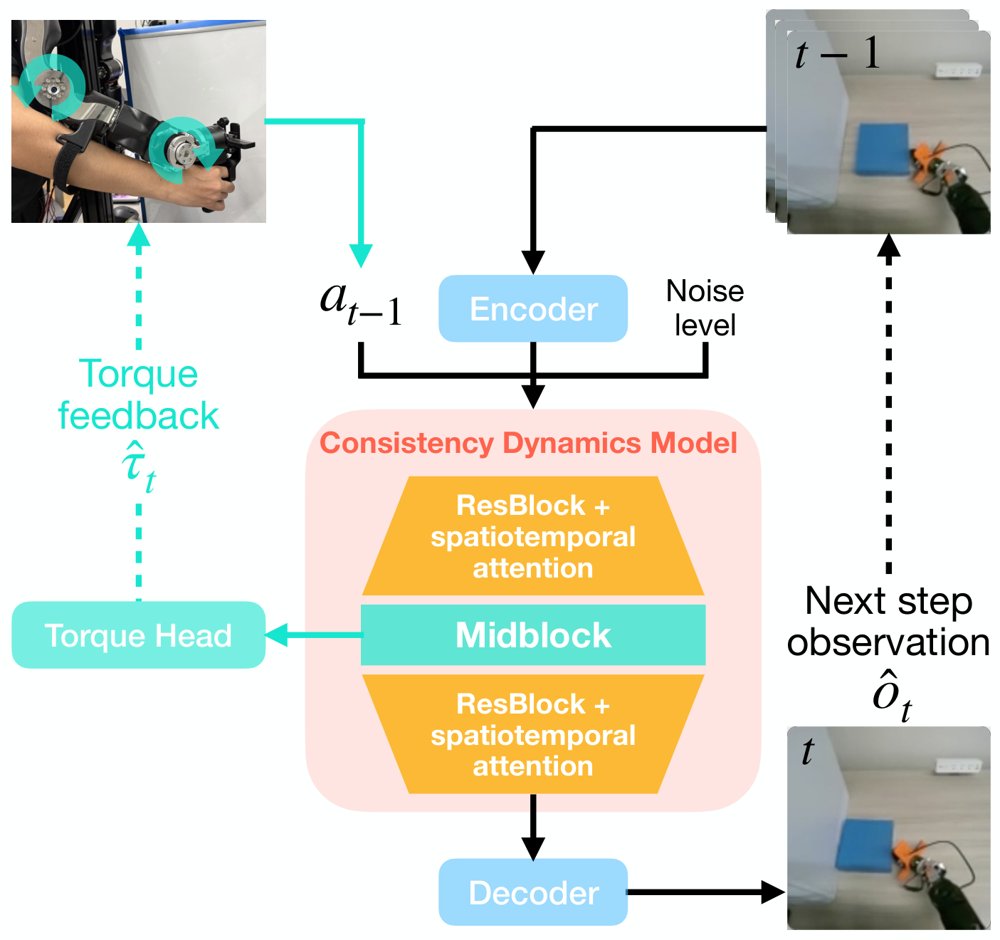 HapticWorld: an Interactive World Simulator with Real-time Torque Feedback Figure 1