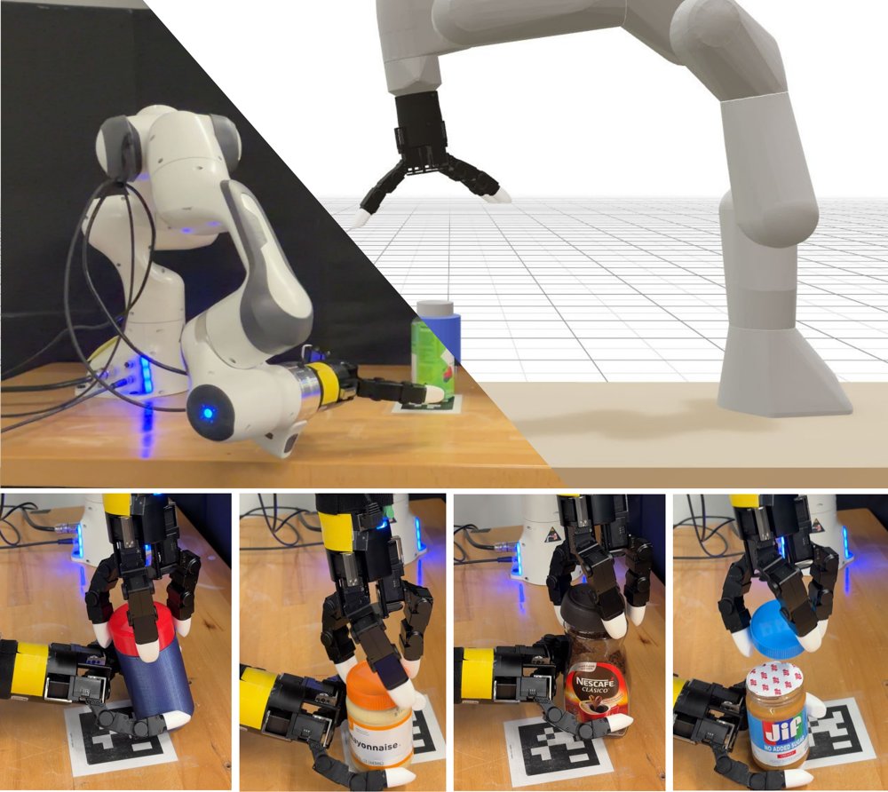 Grasp2Twist: Learning Bimanual Dexterous Jar Opening by Reinforcement Learning Figure 1