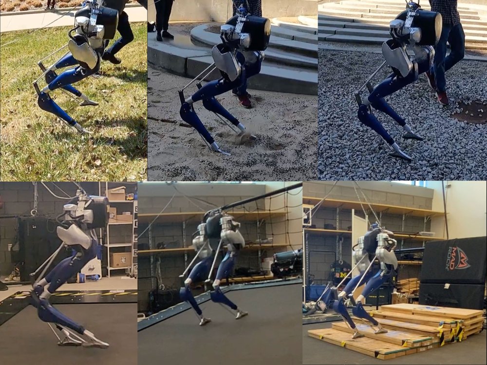 Multi-Terrain Mastery: A Comprehensive Controller for Bipedal Locomotion Figure 1