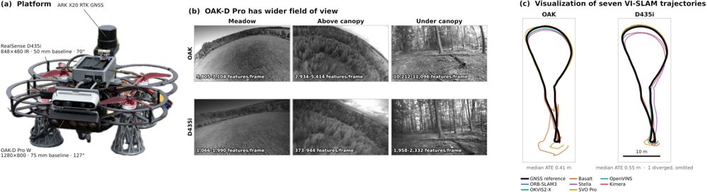 ForVis: An In-Field Dataset and Benchmark for VIO Using Under-Canopy UAV Flights in Forests Figure 1