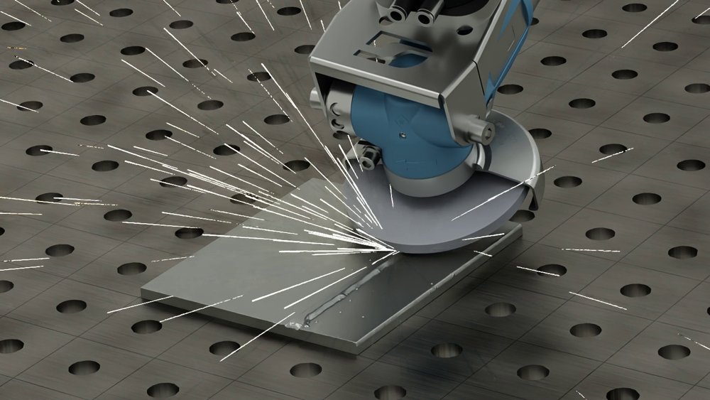 RoboFin3D: A Sim-to-Real Platform for Robotic Surface Finishing Figure 1