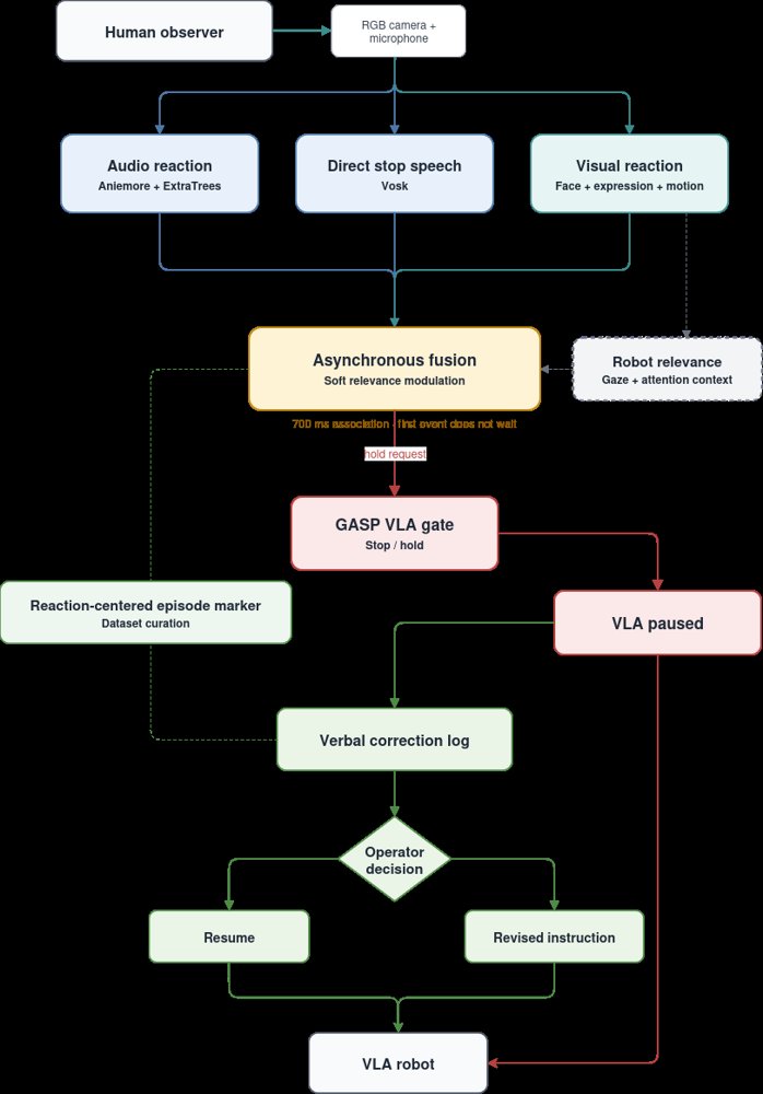 SocialVLA: A Social Perception Gateway for Human-Reaction-Based Failure Detection and Recovery in VLA Manipulation Figure 1