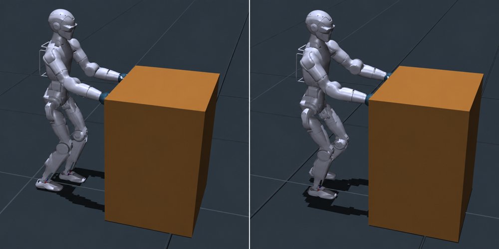 Exploiting Hierarchical Controller Structure in Contextual Parameter Learning for Humanoid Loco-Manipulation Figure 1