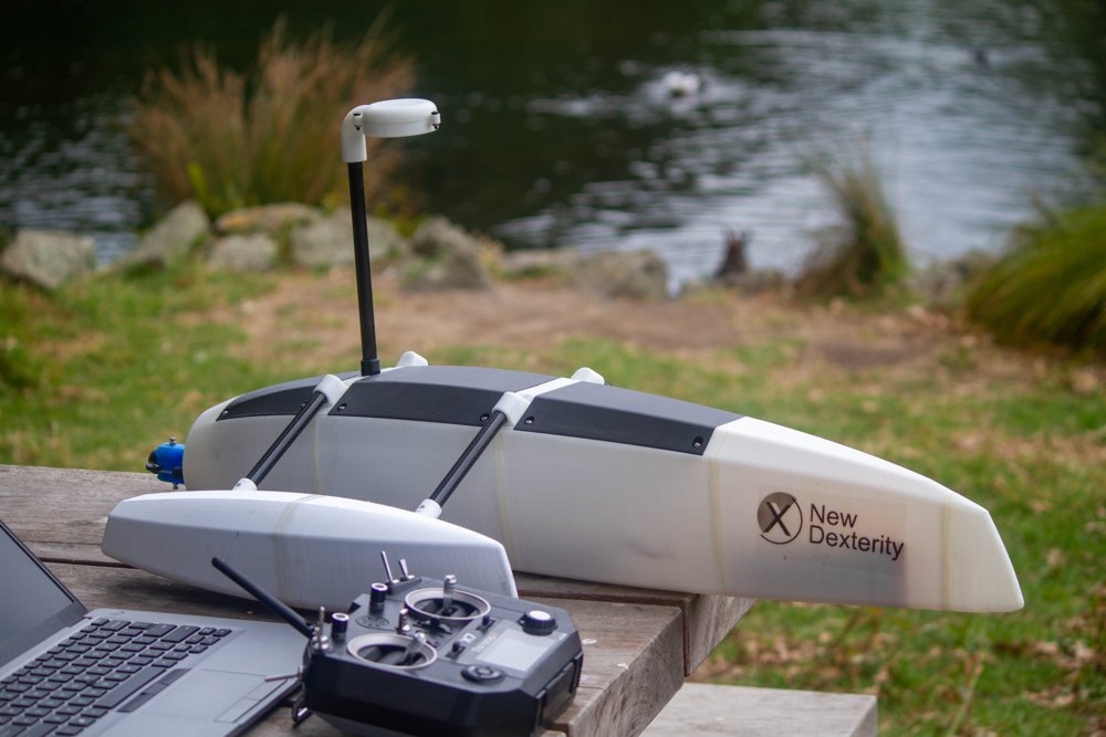 An Autonomous, 3D Printed, Waterjet-Powered, Open-Source Robotic Trimaran for Environmental Inspection and Monitoring Figure 1