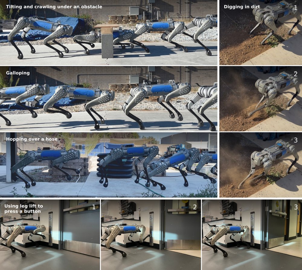Teaching a Robot Dog New Tricks: Diverse Quadruped Skills via Combined Reinforcement and Imitation Learning with Adversarial Task Selection Figure 1