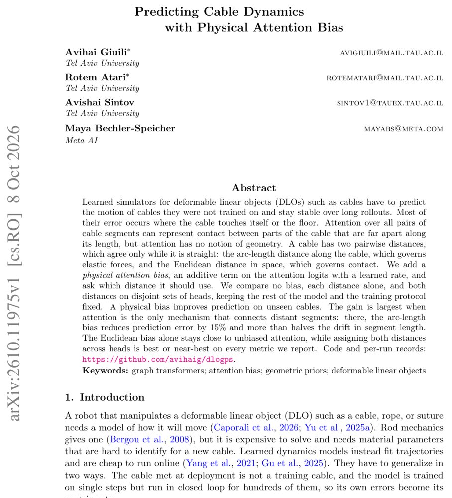 Predicting Cable Dynamics with Physical Attention Bias Figure 1