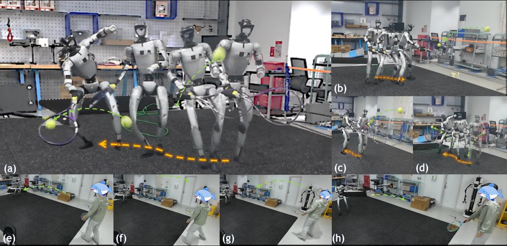 ATHLETE: Learning Reactive Humanoid Tennis via Trajectory-Guided Motion Matching Figure 1