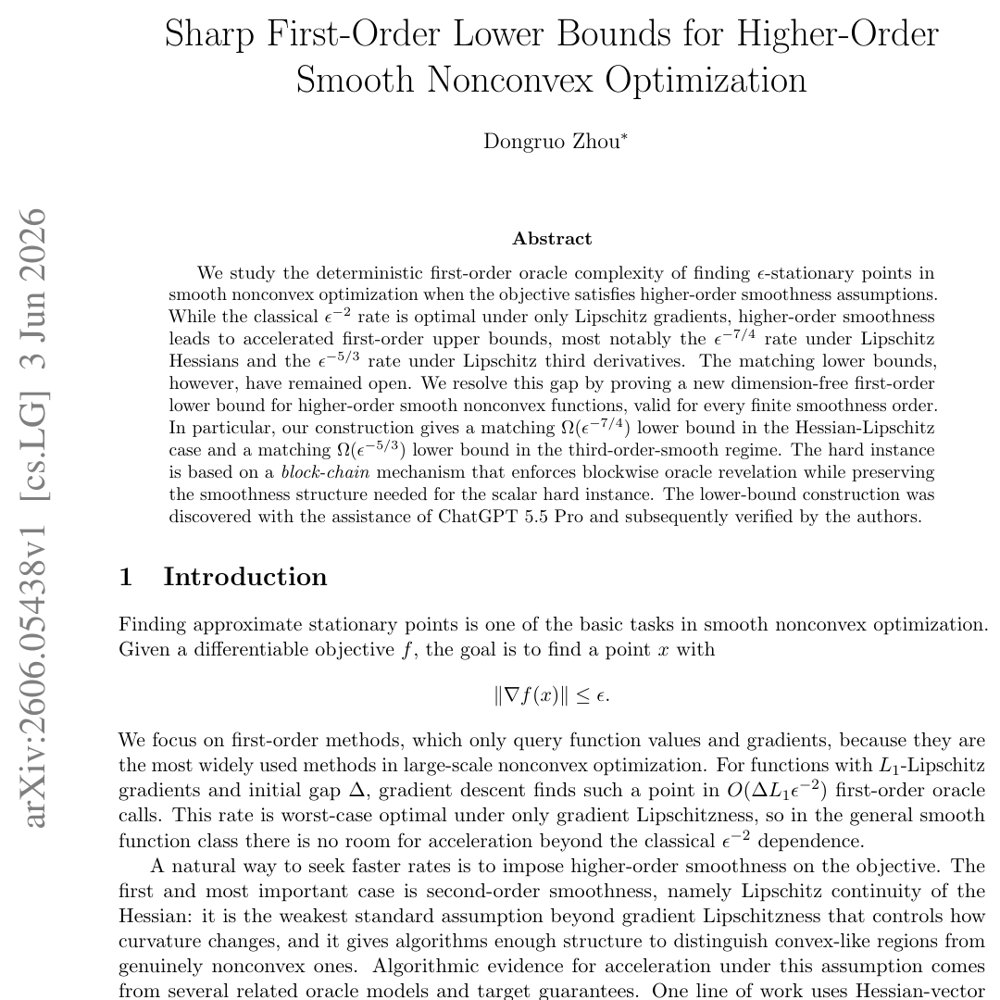 Sharp First-Order Lower Bounds for Higher-Order Smooth Nonconvex Optimization Figure 1