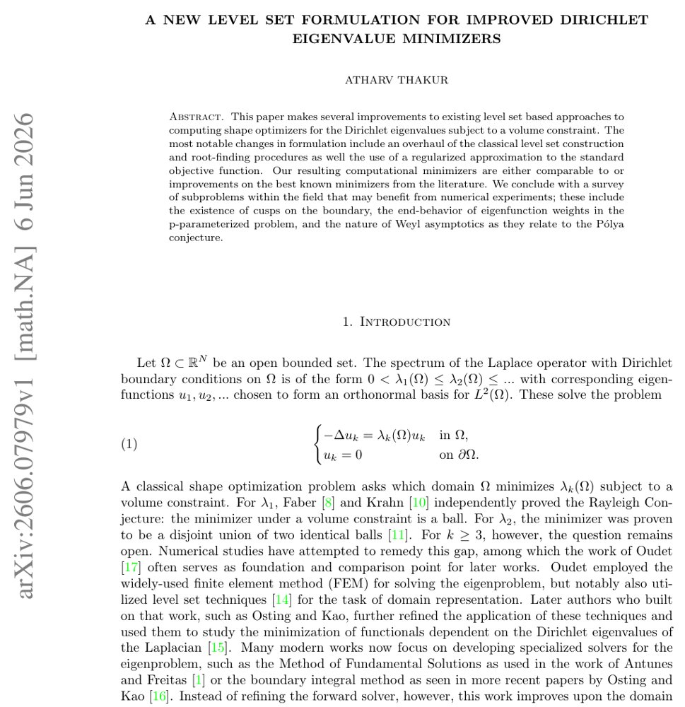 A New Level Set Formulation for Improved Dirichlet Eigenvalue Minimizers Figure 1